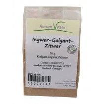 Ingwer-Galgant-Zitwer 50g